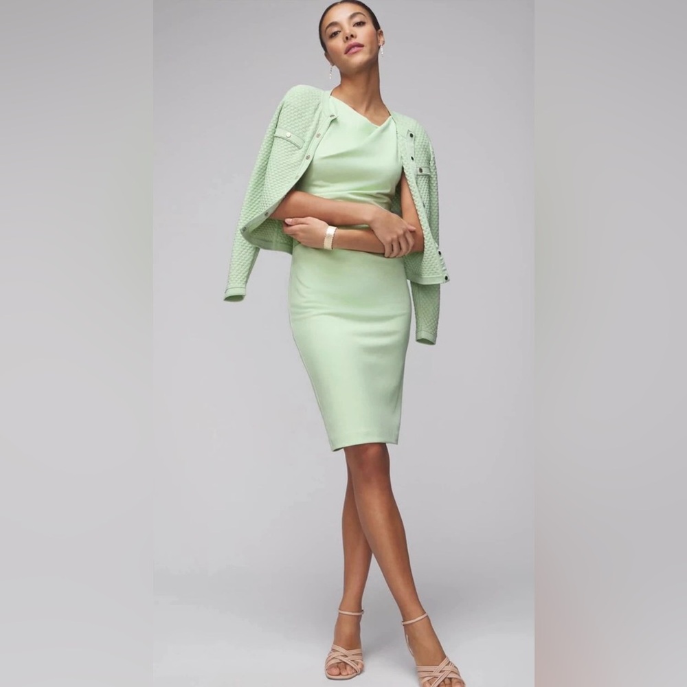 WHBM Light Green Dress 0 worn once
